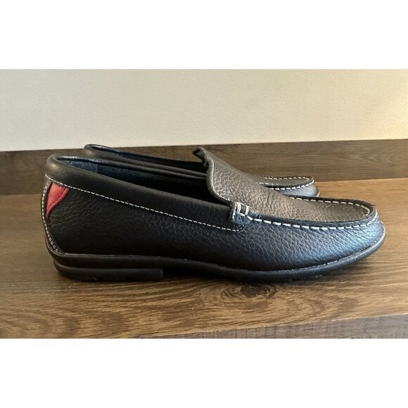 Foot Joy Mens Loafers Club‎ Casuals Black Leather Golf Driving Shoes Sz 7 79072 main image 8